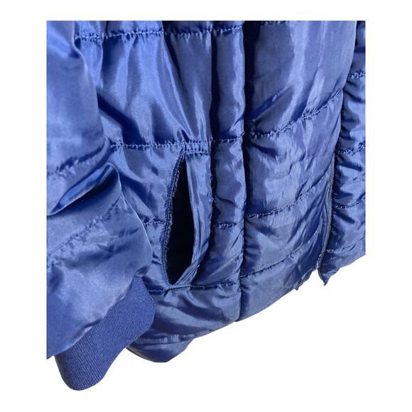 Torrid Blue Puffer Jacket Water and Wind Resistant - Picture 5 of 7